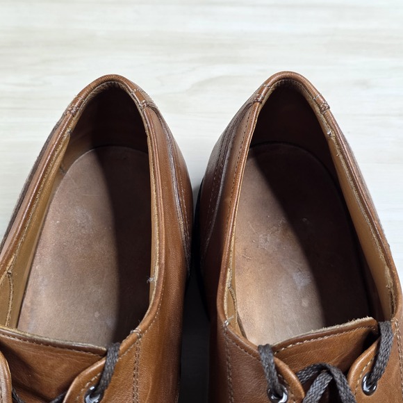 Allen Edmonds Ellsworth Oxford Cap Toe Brown Leather Men\'s Shoes Size 9 EEE‎ main image 6